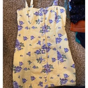 Forever 21 bustier Jean dress